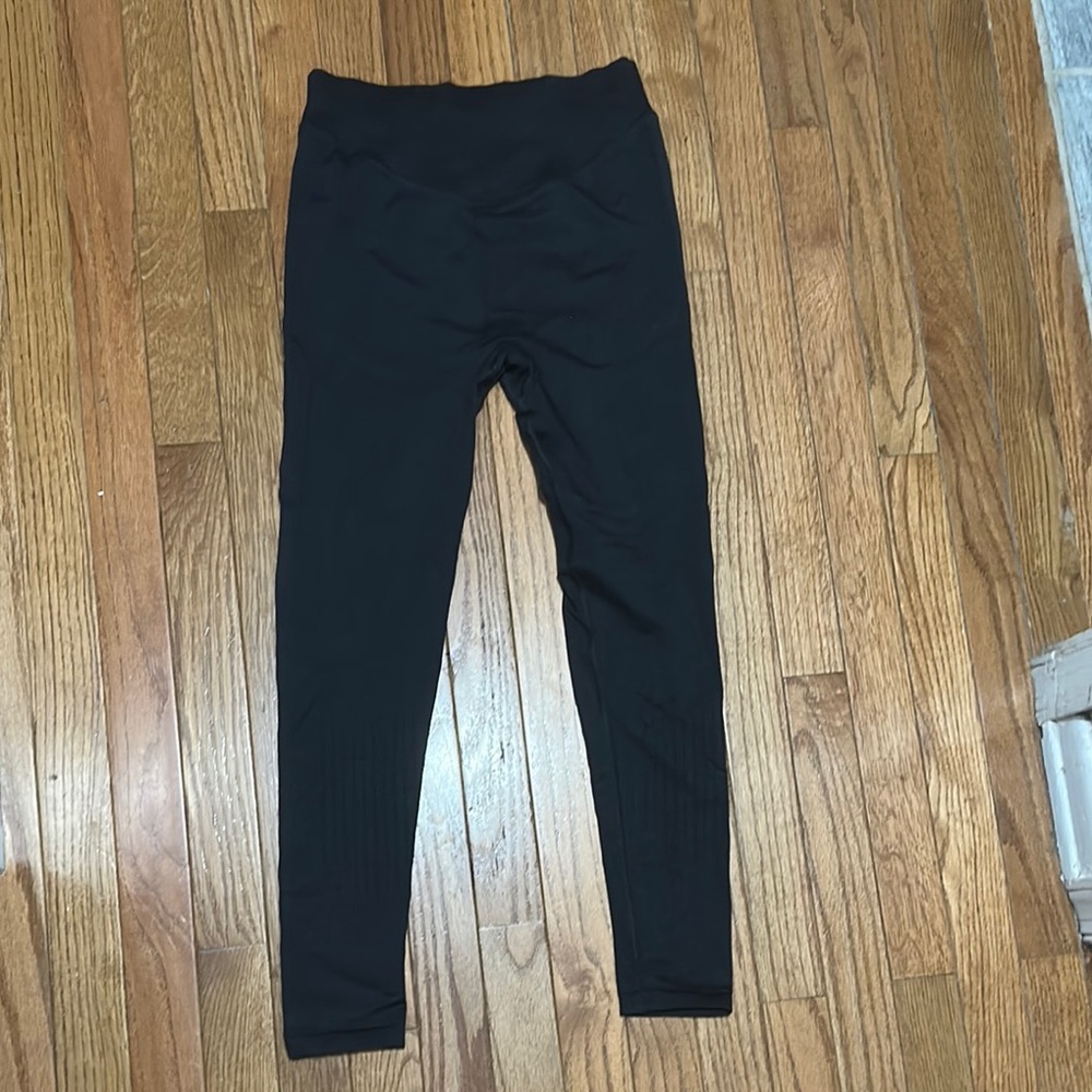 Gymshark Black Leggings Slim Fit Stretch - Picture 3 of 5